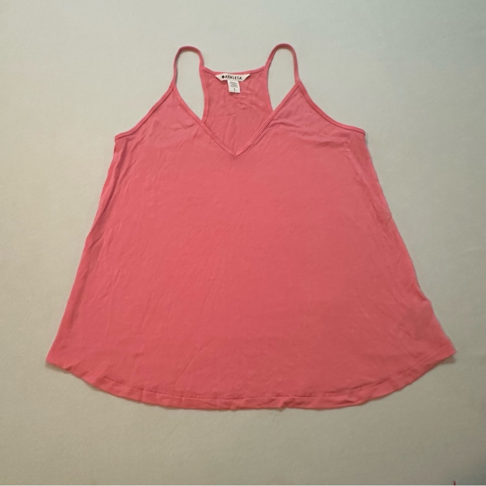 Athleta Pink Sleep Cami Small Soft Lounge Tank